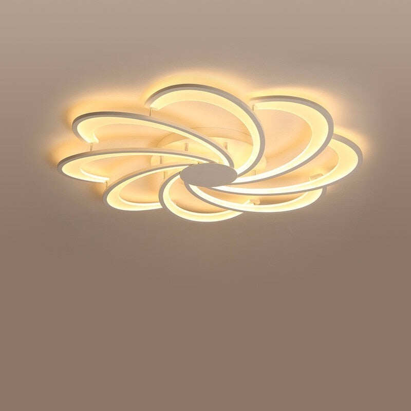 Modern LED White Ceiling Light With Remote Control For Living Room Home Lighting Kitchen Fixtures Bedroom Plafon Lamp Lustre