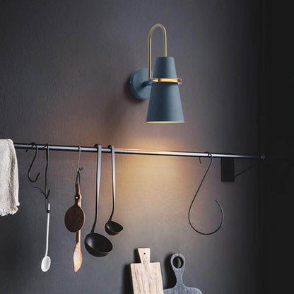 Designer Creative Modern Simple Living Room Stairway Bedroom Bedside Macaron Wall Lamp Bedside Wall Lamp