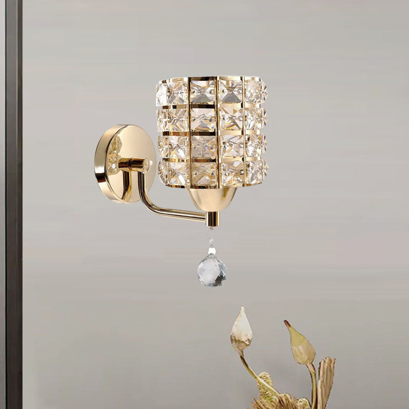 Decorative Crystal Wall Lamps Simple Cyrstal Wall Lights for Bedroom Living Room Crystal Wall Lighting
