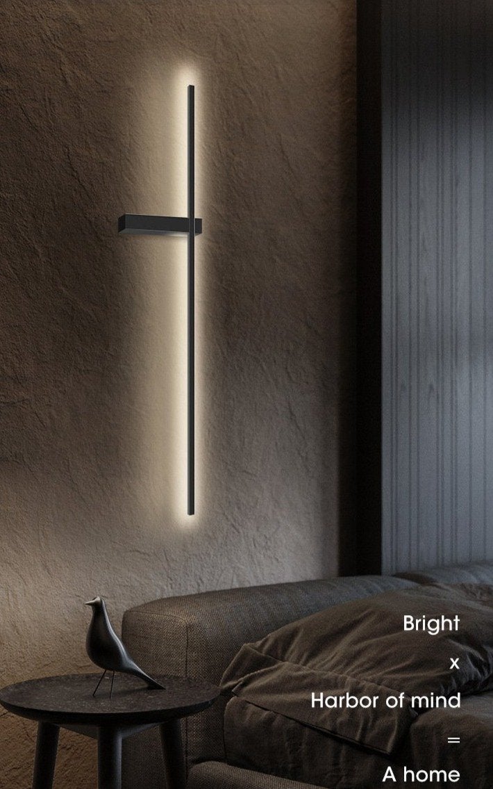 Long Wall Lamp Background Line Wall Lamp