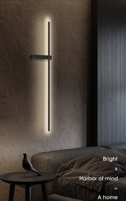 Long Wall Lamp Background Line Wall Lamp