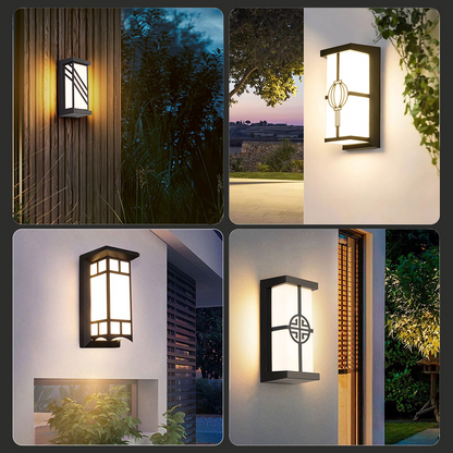Outdoor Lamps Motion Sensor Wall Light Waterproof AC85-265V 16/30W Exterior Wall Lamp For Garden Light Street Lamp