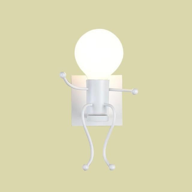 Wall lightchandelier wall lamp lights LED lamp Creative Mounted Iron Bedside Sconce Lamp for Kids Baby Room Living RoomDining ro