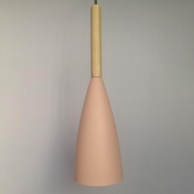 Wood Pendant Lights E27 LED Modern Hanglamp Nordic Lamp Living Room Restaurants Kitchen Dining Bar Droplight