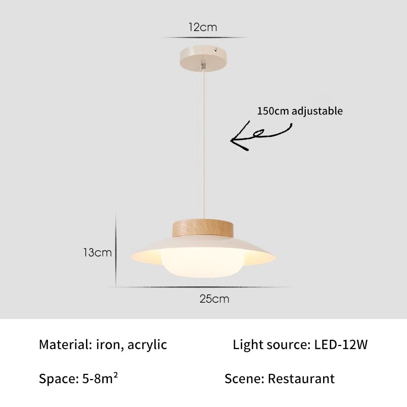 Wind LED Pendant Light Art Decorative Hanging Lamp For Kitchen Island Dining Room Modern Lighting