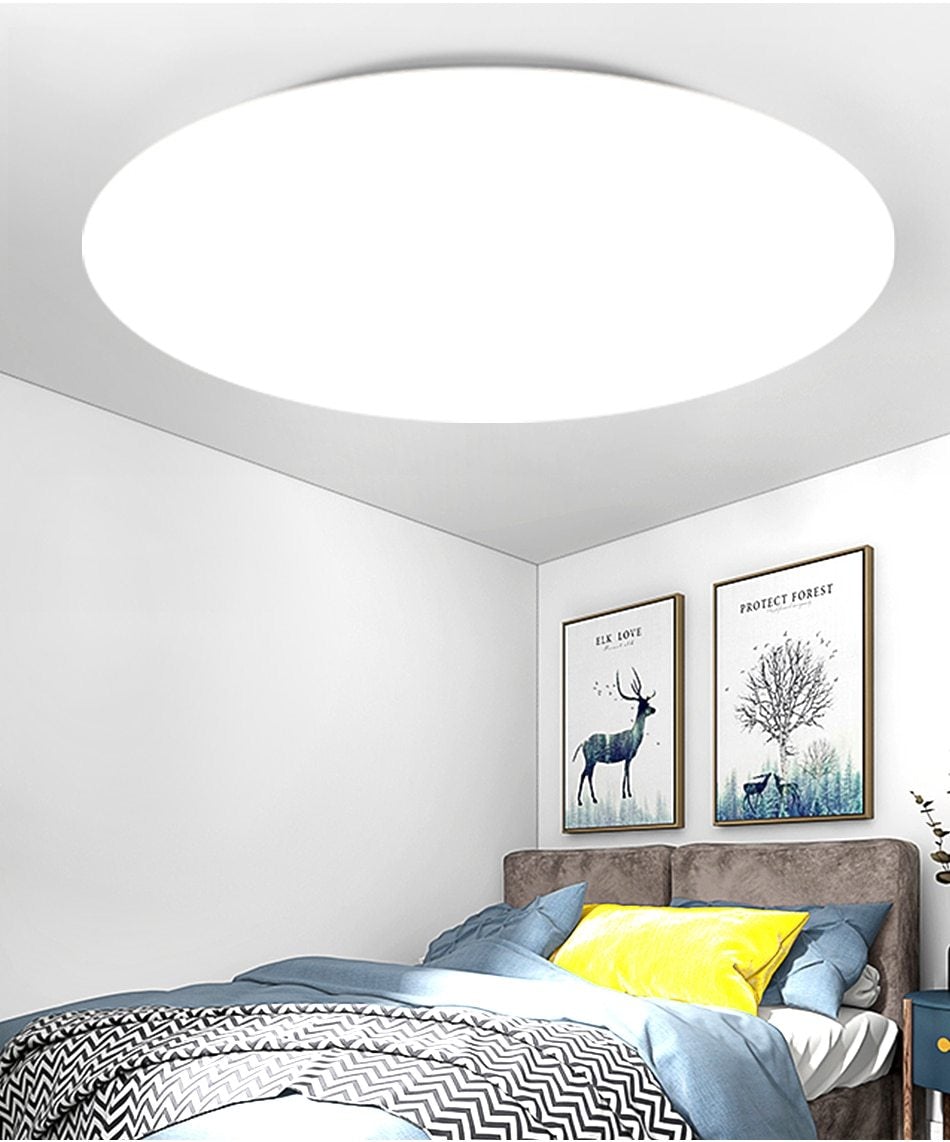 Modern LED Ceiling Light Lighting Fixture Lamp Surface Mount Living Room Bedroom Bathroom Remote Control Home Decoration Kitchen