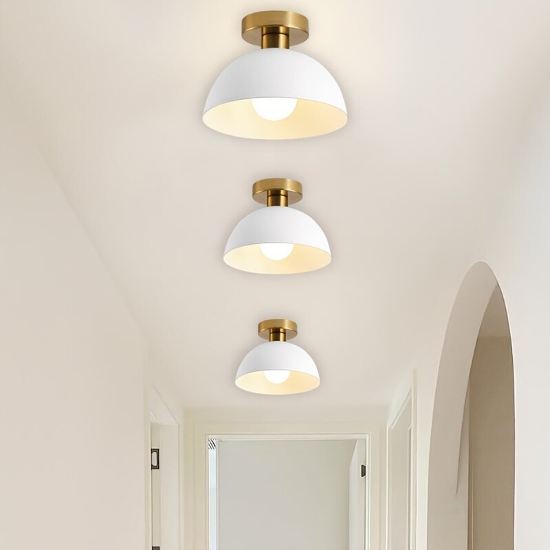 Nordic Style Ceiling Lamp Chandelier Large 7.8 Inch Lampshade E27 Socket Wired