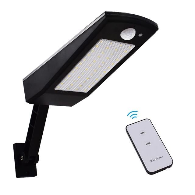 900lm Led Solar Light Outdoor Waterproof Lighting For Garden Wall 48 leds Four Modes Rotable Pole Solar Lamp Newest