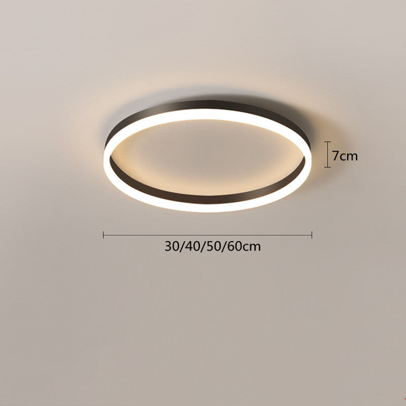 Modern Bedroom led Ceiling Lights Round Remote Control Dimmable led Living Room Ceiling Light White/Black Indoor Ceiling Lights