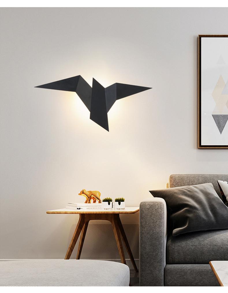 New Bird Wall Lamp Creative Personality Bedside Wall Lamp
