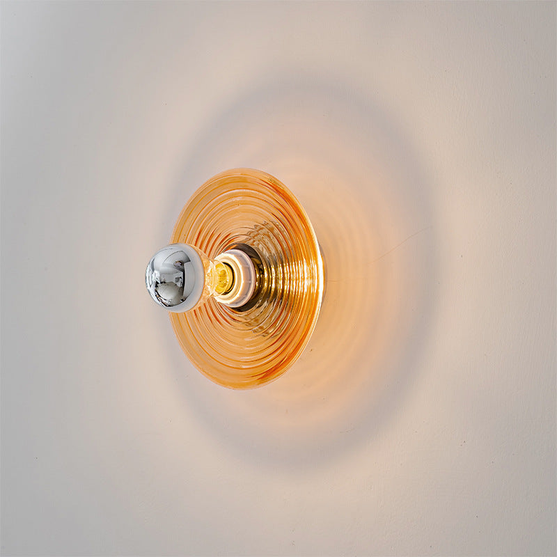 Nordic LED Wall Lamp Water Ripple Glass Lighting For Bedroom Living Room Home Decoratio