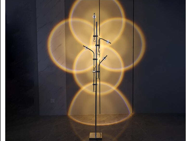 Creative Background Wall Sunset Atmosphere Lamp Floor Lamp