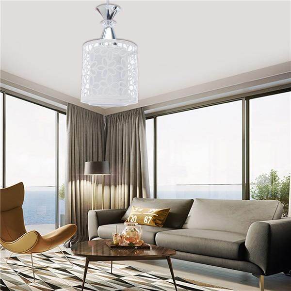Modern Crystal Iron LED Ceiling Light Fixtures Chandelier Pendant Lamp for Dining Room Kitchen Decoration Fixture Lights LED