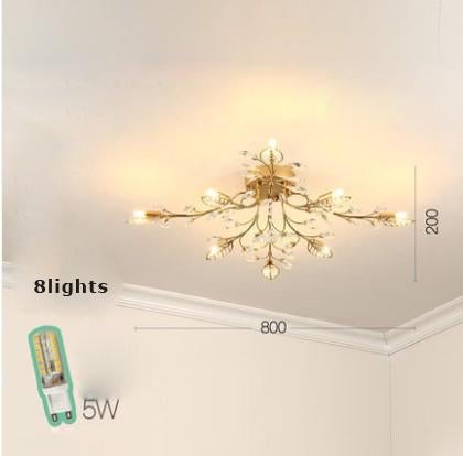 G9 Led Nodic Iron Glass Crystal LED Lamp.LED Light.Pendant Lights.LED Pendant Light.Pendant Lamp For Foyer Bedroom