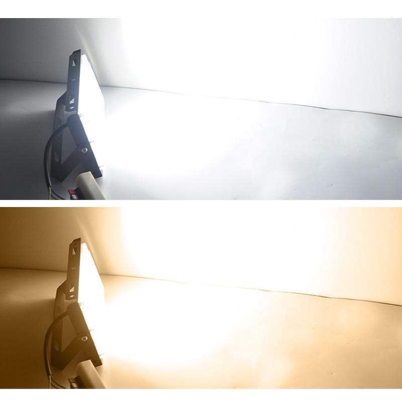 10pcs LED Flood Light 50W led Floodlight led cob spotlight 2835 SMD LED street Lamp waterproof IP65 outdoor Lighting