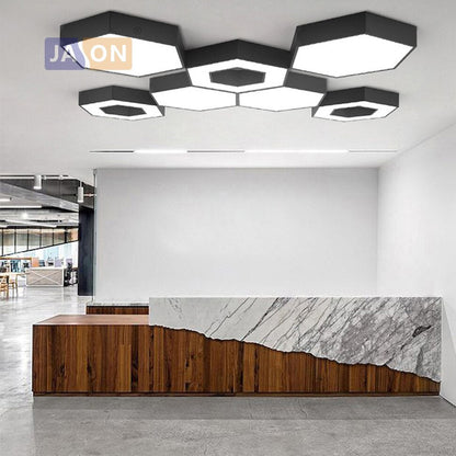 LED Nordic Geometric Iron Acryl DIY Combination LED Lamp.LED Light.Ceiling Lights.LED Ceiling Light.Ceiling Lamp For Foyer Hall