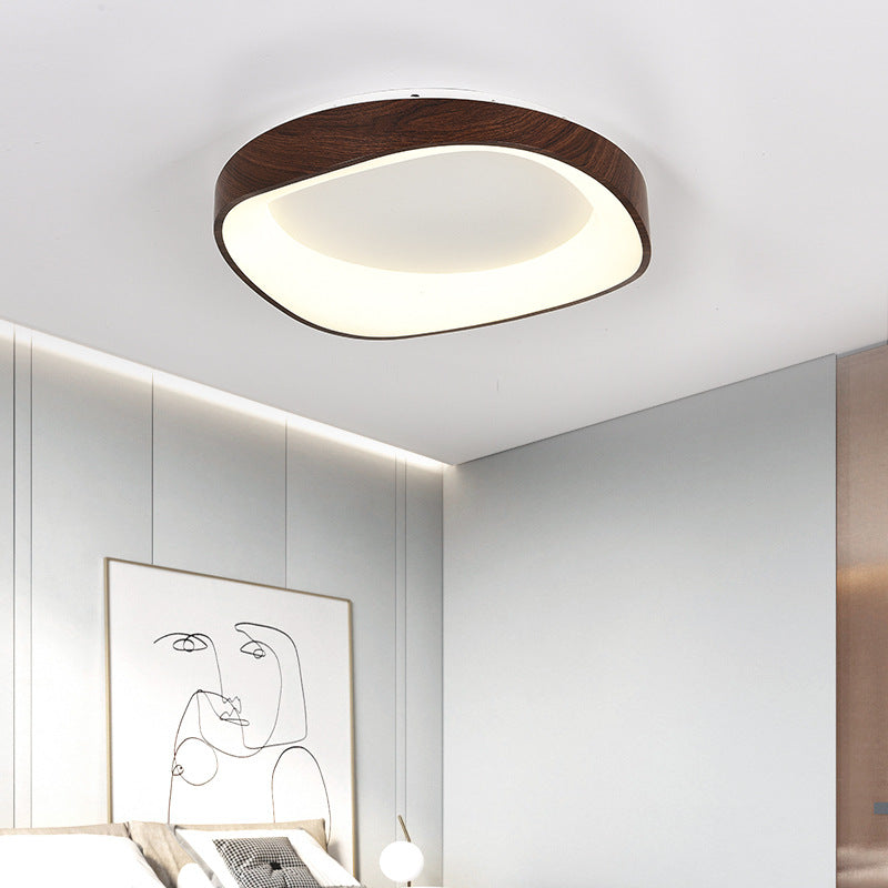 LED Ceiling Lamp Bedroom Corridor Modern Wood Ceiling Lights Living Room Decorative Light Fixture