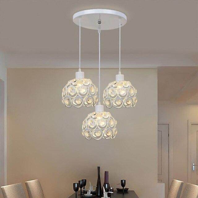 E26/E27 Retro Metal+Cloth Pendant Lamp For Indoor Living Room Dinning Room Hallway Indoor Lighting Hanging Lamp