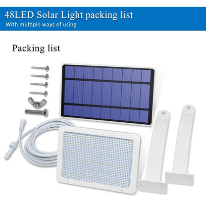 48 leds Solar Light Super Bright Adjustable Lighting Angle Outdoor Solar Garden Lamp Waterproof Lighting For Wall Yard Street