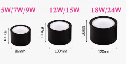 Surface Mounted 5W 7W 9W 12W 15W LED downlight Driverless Ceiling Lamps led spot lights Ceiling Fixtures Lighting Indoor Light