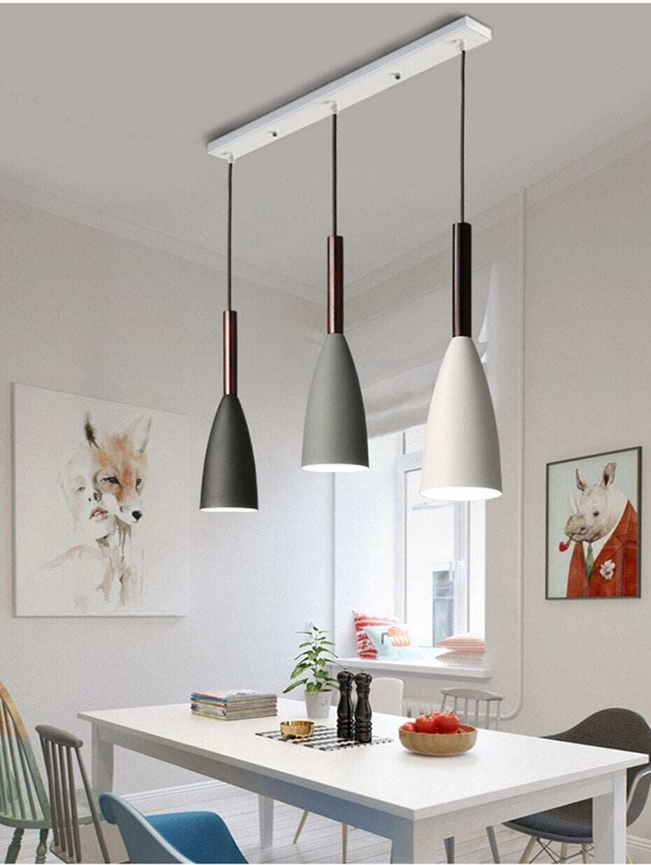 Nordic simple pendant light E27 LED modern  led hanging lamp for bedroom living room lobby restaurant bar Art creative lightings