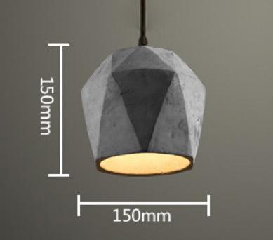 Retro Industrial Creative Cafe Bar Table Bedroom Personalized Restaurant Cement Chandelier