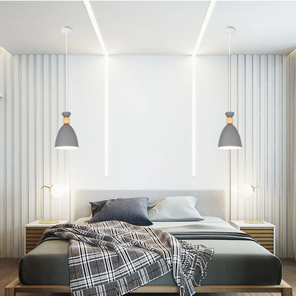 LED Pendant Lamp Modern Hanging Lights Pendant Lighting Wood Modern Lighting For Restaurant Pendant Lighting Dining Room Bedroom