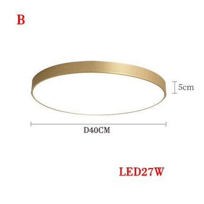 Modern atmosphere light luxury ultra thin ceiling lamp bedroom living room kitchen dining room ceiling lamp