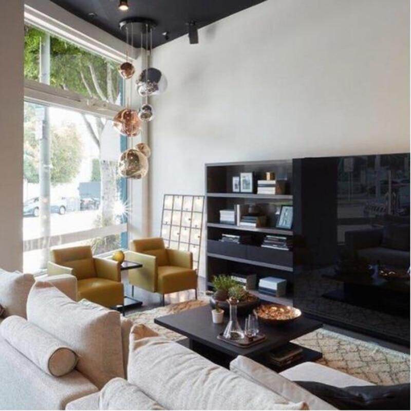 Modern Novelty Art Deco Glass Pendant Light LED E27 With 3 Colors For Living Room Bedroom Restaurant Kitchen Cafe Hotel Office