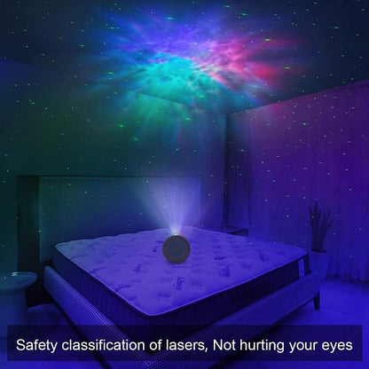 Star Projector Laser Galaxy Starry Sky Projector  LED Night Light with Remote Night Star Projector with 15 Mode Lighting Shows for For Bedroom and Party Decoration