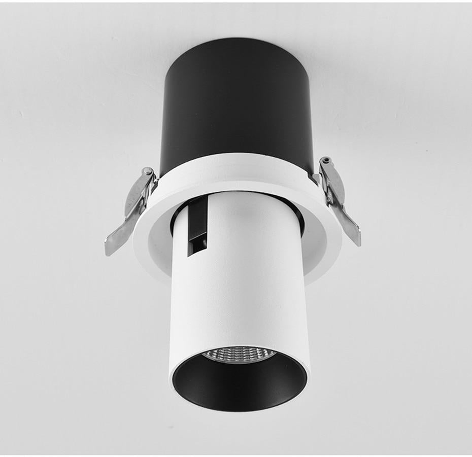 NEW LED spot lights embedded ceiling lamp 12W 10W 7W living room simple Nordic Adjustable and Rotate CREE COB downlight