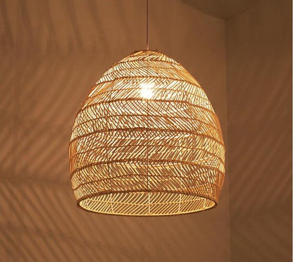 Garden Homestay LED Living Room Rattan Chandelier