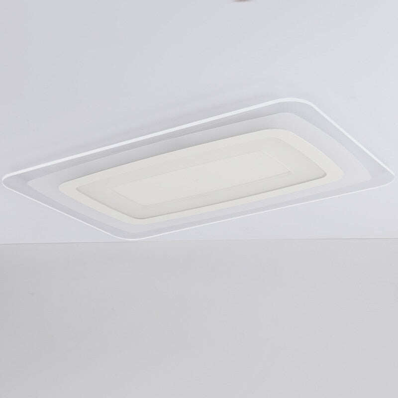 Remote Control Surface Mounted Modern Led Ceiling Lights Lamparas De Techo Rectangle Acrylic Led Ceiling Lights Lamp Fixtures