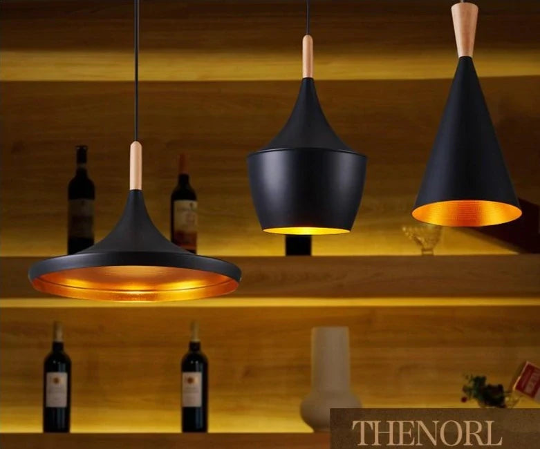 Slope indoor wrought iron lampshade LS01 retro retro Edison modern chandelier LED ceiling living room bedroom home lamp