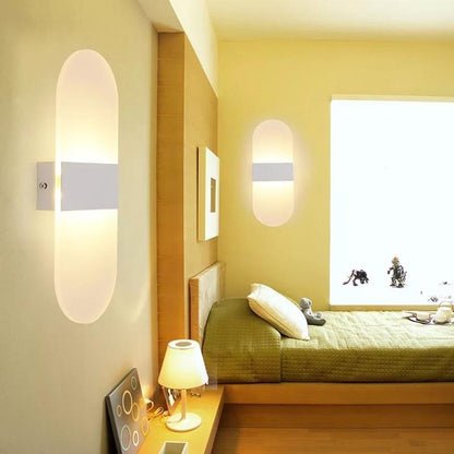LED wall light indoor lighting home bedroom bedside lamp living room kitchen balcony aisle corridor mirror front lamp