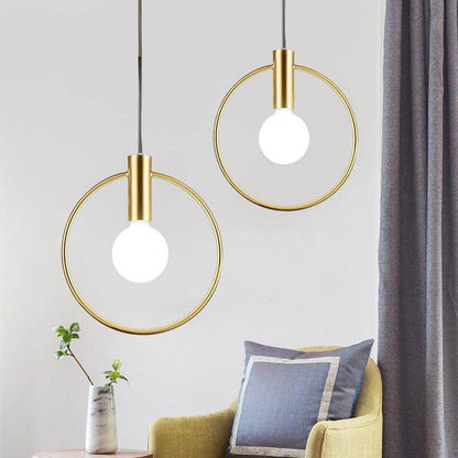 Modern LED Round Glass Ball Pendant Lights Iron E14 Pendant Lamps Hanging Light Fixture for Living Room Bedroom Dining Room