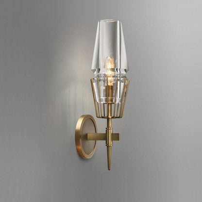 Modern Crystal Wall Lights Modern Personality Villa Hotel Copper Wall Lights