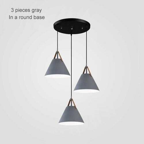 Nordic Restaurant Pendant Lights LED Handlamp Indoor Dinning Room Lamp Home Lighting Single-Three Heads Lamparas E27 AC110-220V