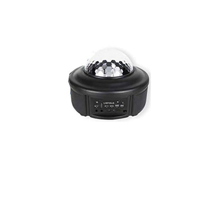 LIXFIELD Star Sky Night Light LED Projector Colour Changing Lamp With Bluetooth Speaker and Remote Control - Fun Galaxy and Ocean Water Pattern - Table Wall and Ceiling Party and Disco Lighting