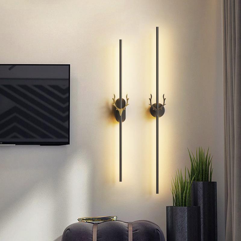 Led Long Wall Lamp Modern Minimalist Background Wall Lamp