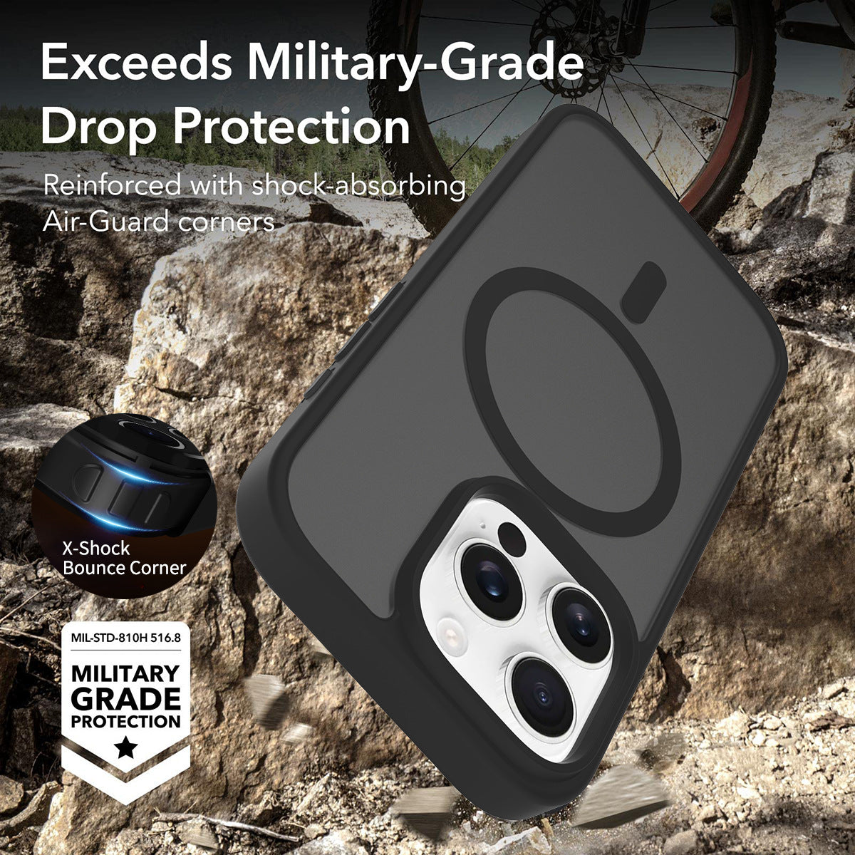 Magnetic Active Touch Camera Button MagSafe Phone Case for iPhone 17 17pro max 16 Pro Translucent Matte Wireless Charge PC Cover