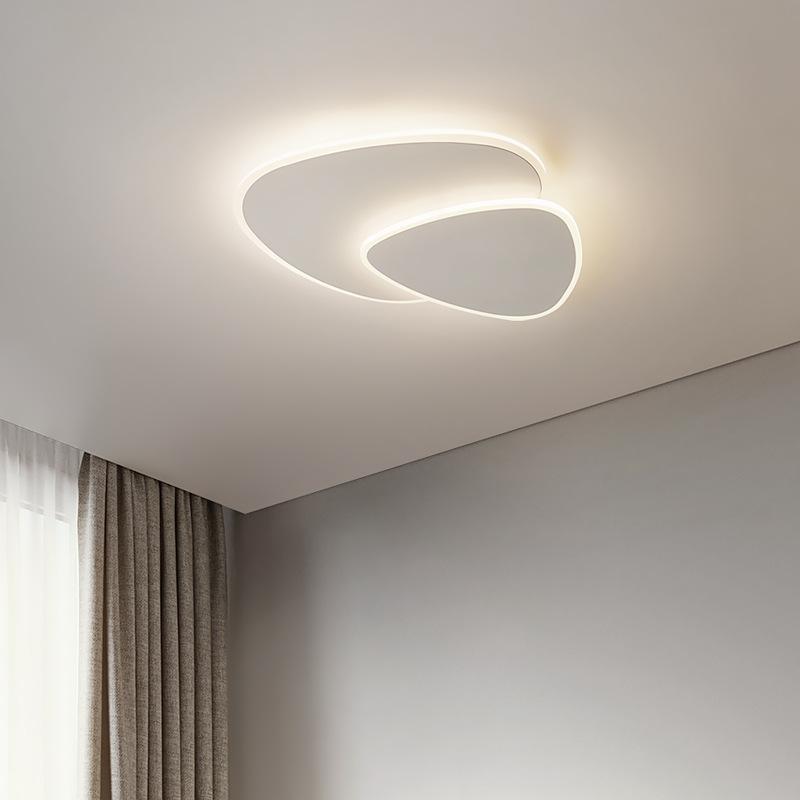 Minimalist Master Bedroom Lamp Nordic Room Lamp Modern Simple Creative Bedroom Master Lamp Triangular Pebble Ceiling Lamp
