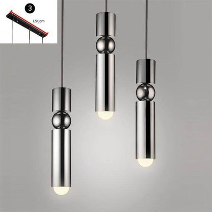 Nordic Pendant Lamp Modern Kitchen Lamp Dining Room Bar Counter Shop Pipe Pendant Down Tube LED Lights office Loft Living Room
