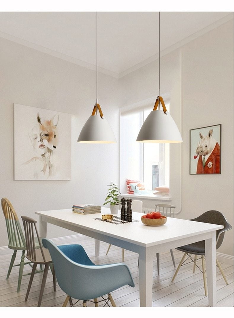 Nordic minimalist  pendant light creative bedside /restaurant /bedroom/ bar dining table study pendant lamp