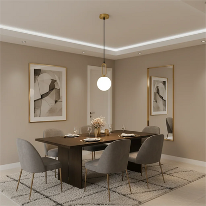 Modern Pendant Light Nordic Minimalist Hanging Lamp Ceiling Decoration PVC Ball Lighting Living Bedroom Dining Room
