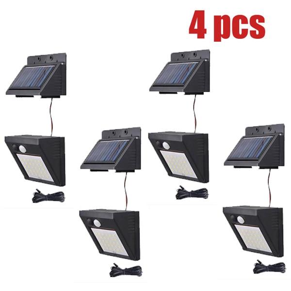A2 LED Solar Light 40 80LED garden lamp PIR Motion Sensor night light separated for Home outdoor Street Yard Path fence