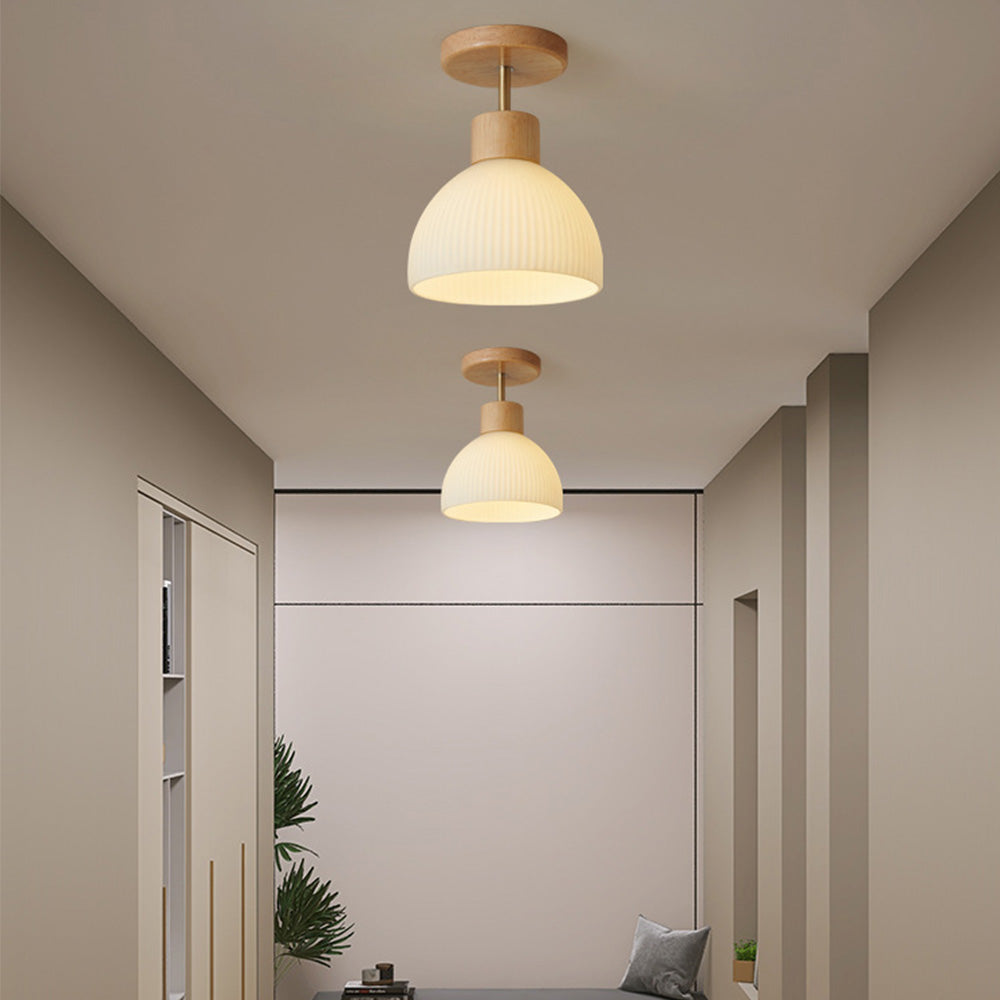 Nordic Ceiling Lights for Corridor Aisle Indoor Glass Ceiling Lamp for Bedroom Living Room Chandelier Lighting