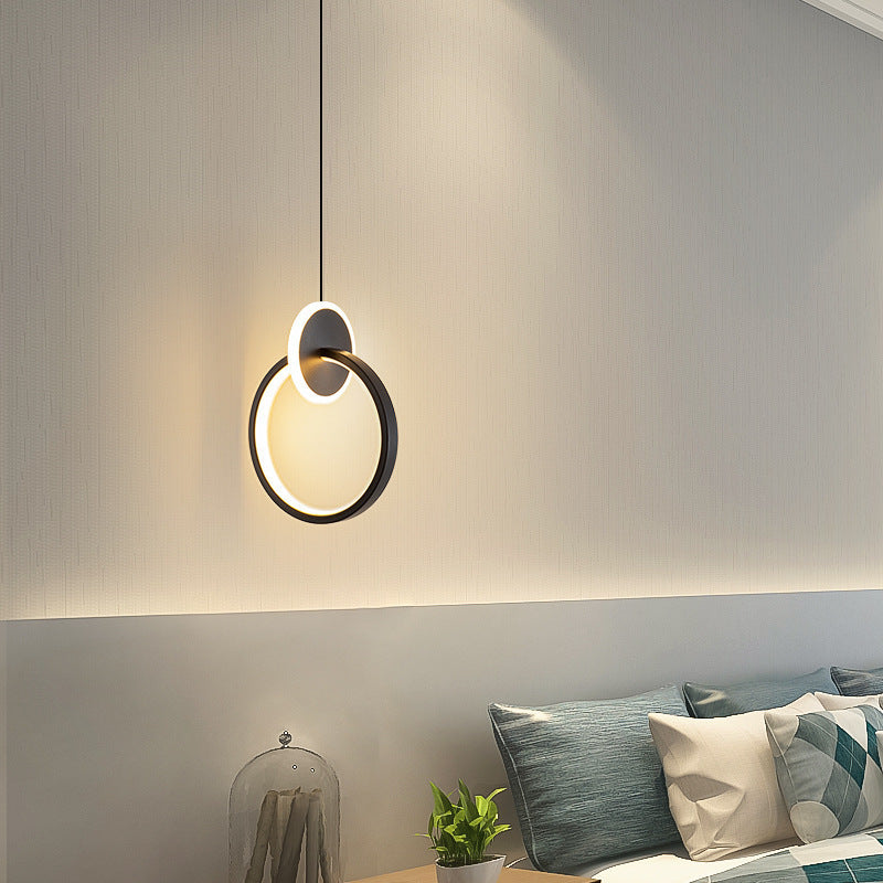 Modern Creative LED Pendant Lamps Wall Hanging Chandelier Bedroom Bedside Lamp Dining Room Decor