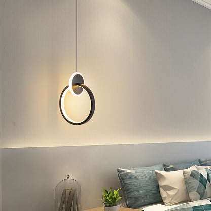 Modern Creative LED Pendant Lamps Wall Hanging Chandelier Bedroom Bedside Lamp Dining Room Decor