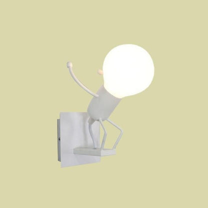 Wall lightchandelier wall lamp lights LED lamp Creative Mounted Iron Bedside Sconce Lamp for Kids Baby Room Living RoomDining ro